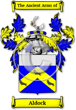 Aldock Family Crest Download (jpg) Legacy Series - 150 DPI