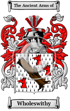 Wholeswithy Family Crest/Coat of Arms
