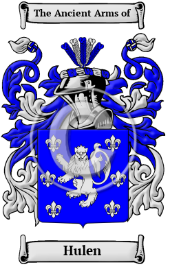 Hulen Family Crest/Coat of Arms