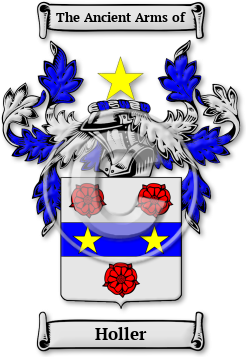 Holler Family Crest Download (jpg) Legacy Series - 150 DPI