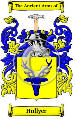 Hullyer Family Crest/Coat of Arms