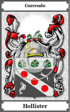 Hollister Family Crest Download (JPG)  Book Plated - 150 DPI