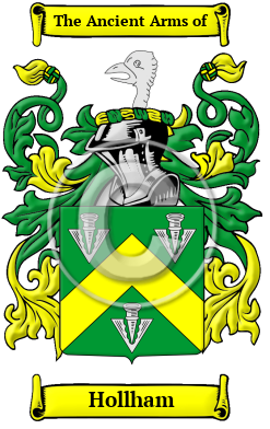 Hollham Family Crest/Coat of Arms
