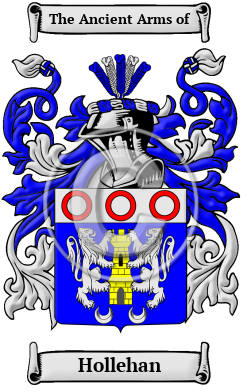 Hollehan Family Crest/Coat of Arms
