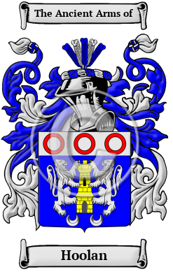 Hoolan Family Crest/Coat of Arms
