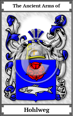 Hohlweg Family Crest Download (JPG) Book Plated - 600 DPI