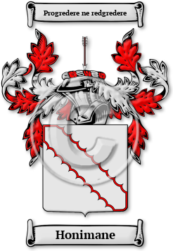 Honimane Family Crest Download (JPG) Legacy Series - 300 DPI