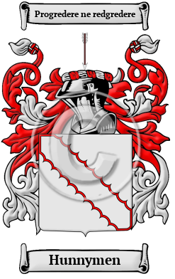 Hunnymen Family Crest/Coat of Arms
