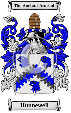 Hunnewell Family Crest/Coat of Arms
