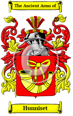 Hunniset Family Crest/Coat of Arms