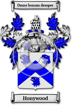 Honywood Family Crest Download (jpg) Legacy Series - 150 DPI
