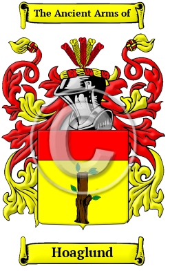 Hoaglund Family Crest/Coat of Arms