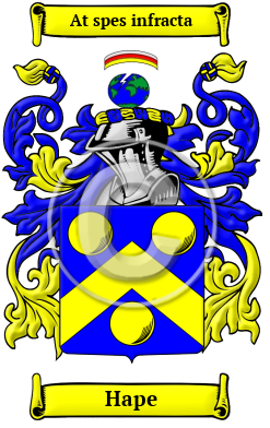 Hape Family Crest/Coat of Arms