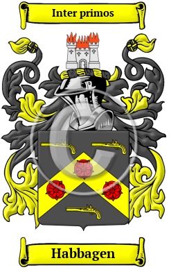 Habbagen Family Crest/Coat of Arms
