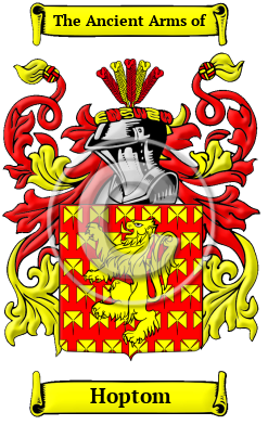 Hoptom Family Crest/Coat of Arms