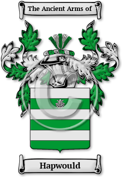 Hapwould Family Crest Download (jpg) Legacy Series - 150 DPI