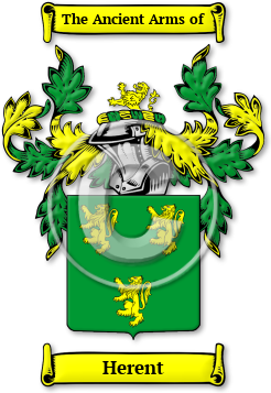 Herent Family Crest Download (jpg) Legacy Series - 150 DPI