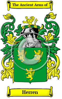 Herren Family Crest/Coat of Arms