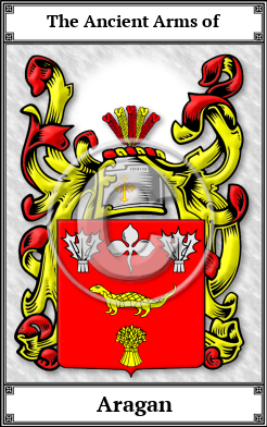Aragan Family Crest Download (JPG)  Book Plated - 150 DPI