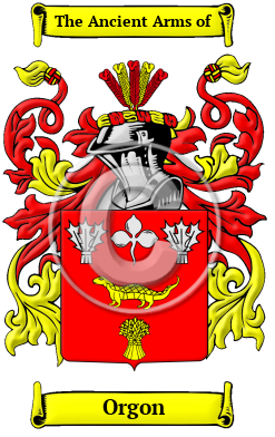 Orgon Family Crest Download (JPG) Heritage Series - 600 DPI