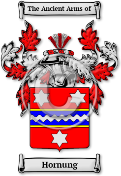 Hornung Family Crest Download (jpg) Legacy Series - 150 DPI