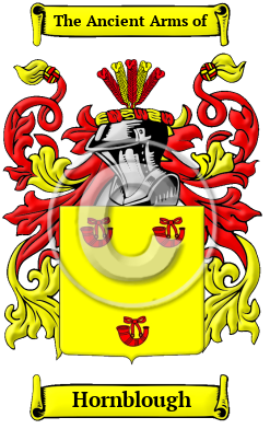 Hornblough Family Crest/Coat of Arms