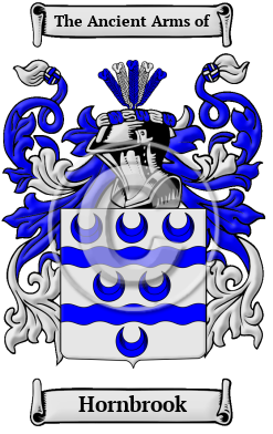 Hornbrook Family Crest/Coat of Arms