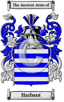 Harbant Family Crest/Coat of Arms