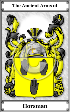 Horsman Family Crest Download (JPG)  Book Plated - 150 DPI