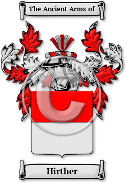 Hirther Family Crest Download (jpg) Legacy Series - 150 DPI