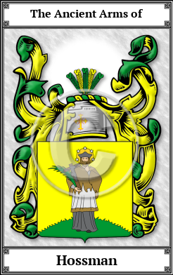 Hossman Family Crest Download (JPG)  Book Plated - 150 DPI