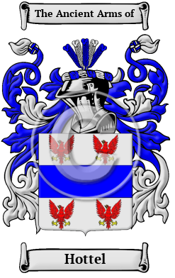 Hottel Family Crest/Coat of Arms