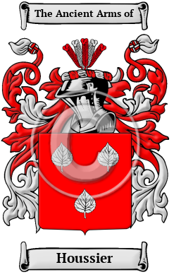 Houssier Family Crest/Coat of Arms