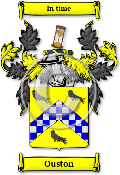 Ouston Family Crest Download (jpg) Legacy Series - 150 DPI