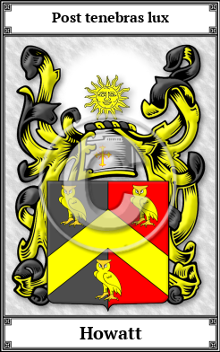 Howatt Family Crest Download (JPG) Book Plated - 600 DPI