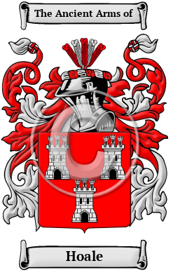 Hoale Family Crest/Coat of Arms