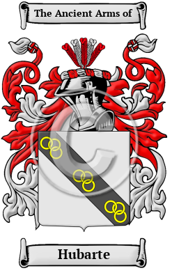 Hubarte Family Crest/Coat of Arms