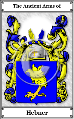 Hebner Family Crest Download (JPG) Book Plated - 600 DPI