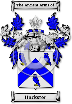 Huckster Family Crest Download (jpg) Legacy Series - 150 DPI
