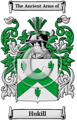 Hukill Family Crest/Coat of Arms