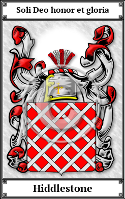 Hiddlestone Family Crest Download (JPG)  Book Plated - 150 DPI