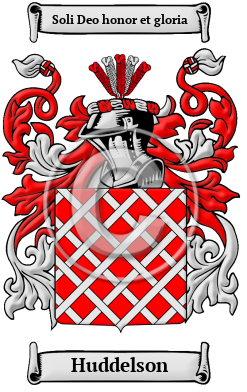 Huddelson Family Crest/Coat of Arms