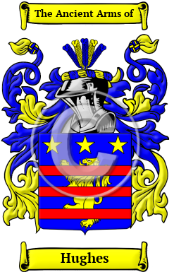 Hughes Family Crest/Coat of Arms