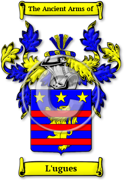 L'ugues Family Crest Download (jpg) Legacy Series - 150 DPI