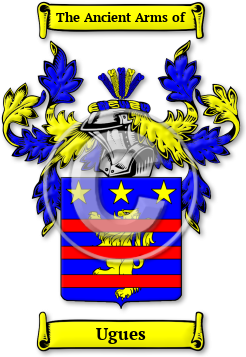 Ugues Family Crest Download (jpg) Legacy Series - 150 DPI