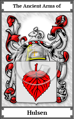 Hulsen Family Crest Download (JPG)  Book Plated - 150 DPI