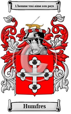 Humfres Family Crest/Coat of Arms