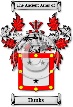 Hunks Family Crest Download (jpg) Legacy Series - 150 DPI