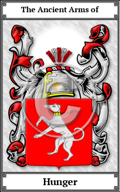 Hunger Family Crest Download (JPG)  Book Plated - 150 DPI