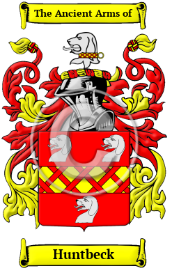 Huntbeck Family Crest/Coat of Arms